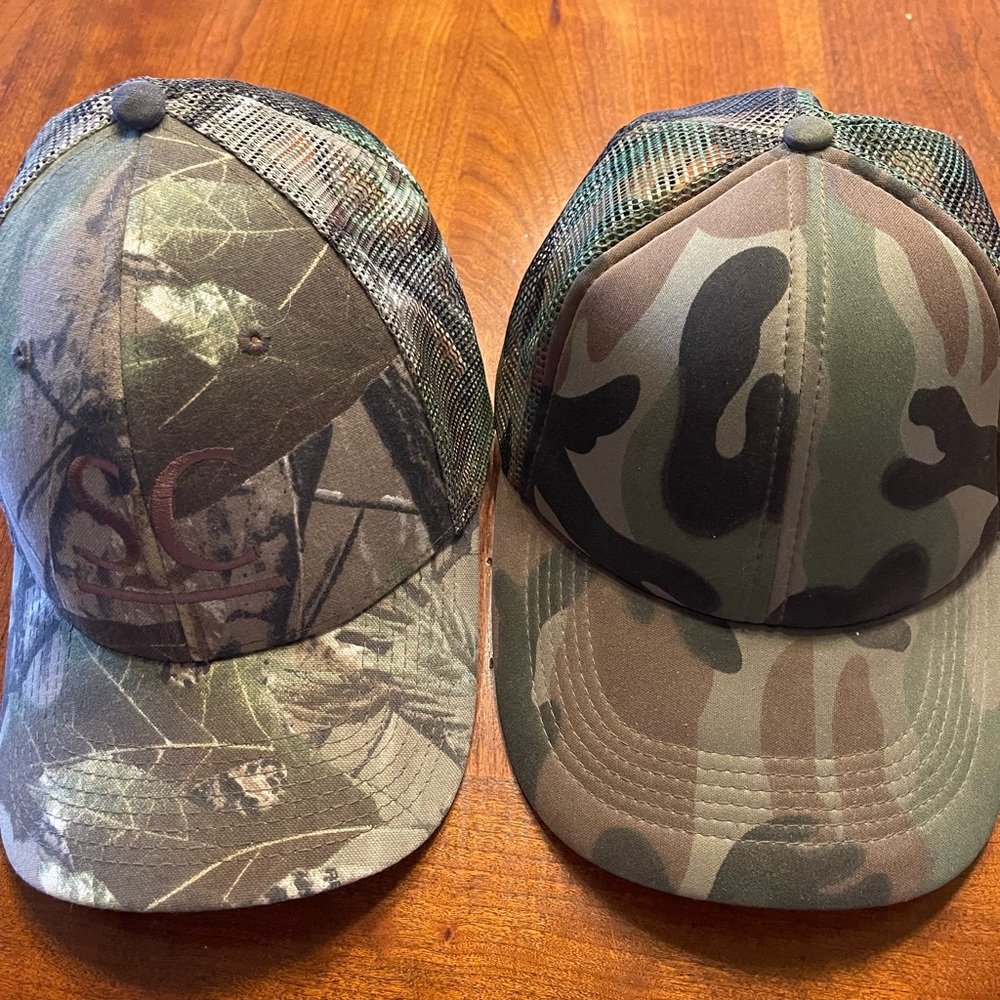 Camouflage Mesh Back Hats